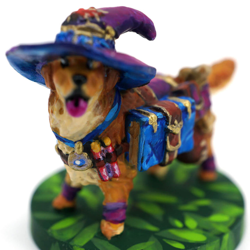 Dungeons and Doggies Golden Retriever Wizard