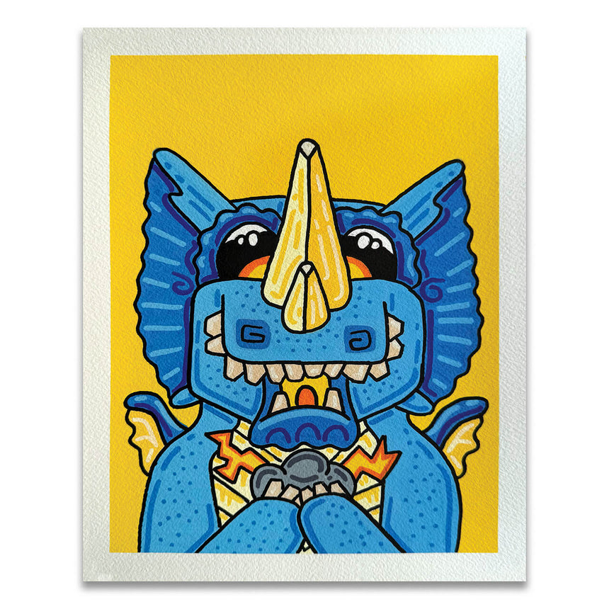 MiniPrint: Young Blue Dragon