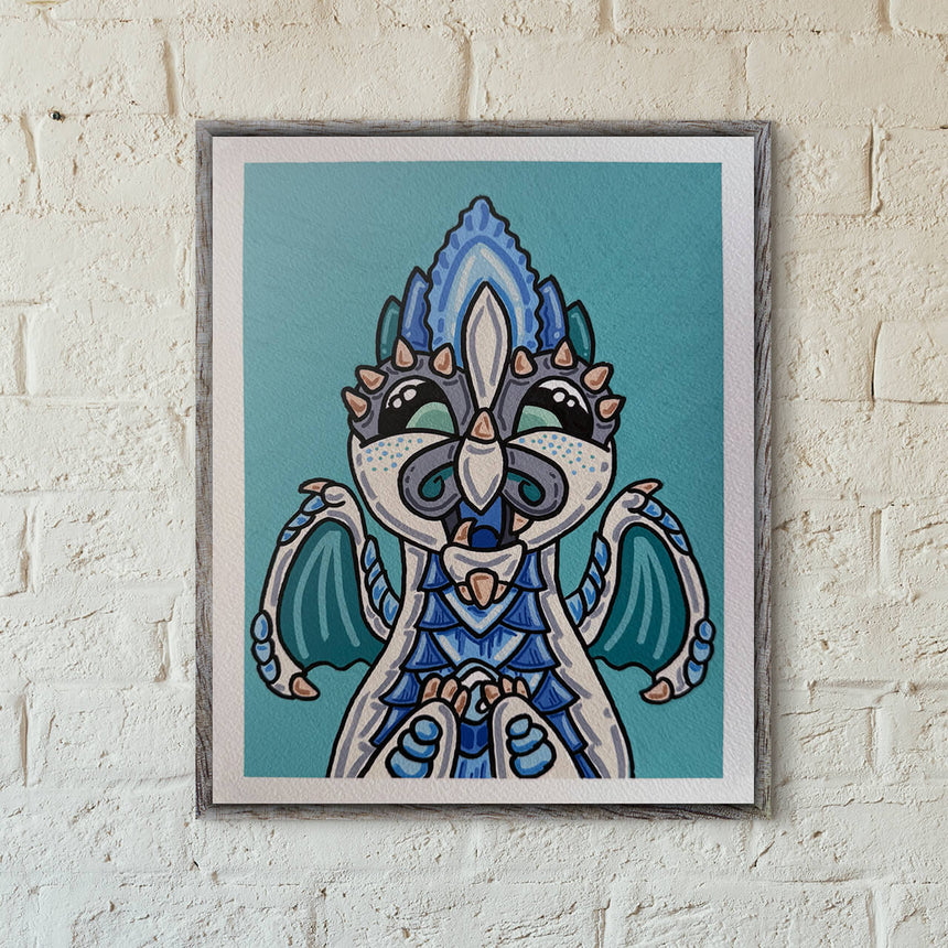 MiniPrint: Young White Dragon