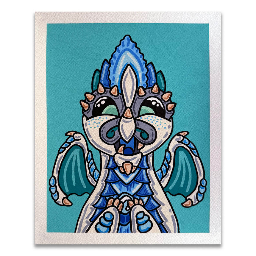 MiniPrint: Young White Dragon